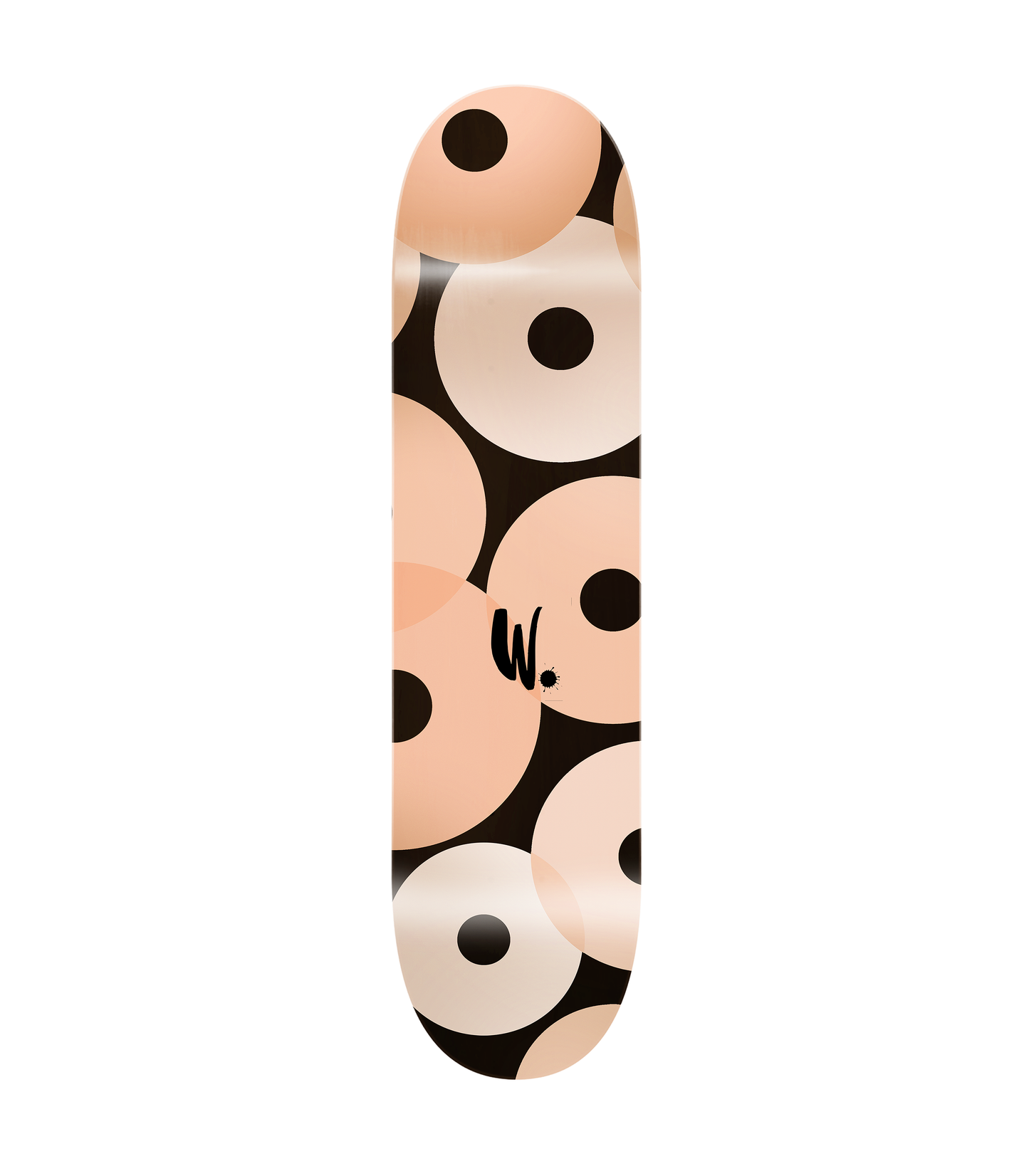 Skateboard Deck, Floating Wheels
